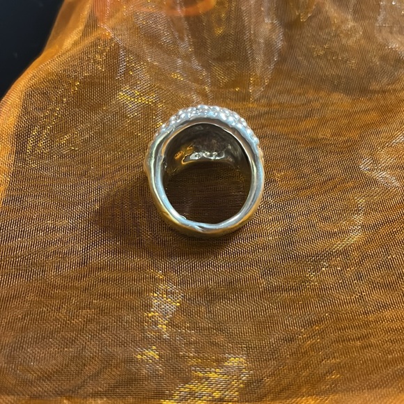 Bat-Ami Sterling Ring Signed Marked 925 Size 6-1/2 - Picture 6 of 8